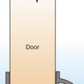 Designs for a door threshold to keep out wind-driven rain. 