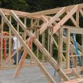 Wrong - Framing a dormer using only toe nailing and end nailing is not acceptable in areas subjected to high winds, hurricanes, or earthquakes.