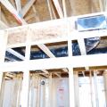 These ducts were installed within the home's conditioned space in a central chaise down the main hallway.