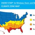 ENERGY STAR climate zone map for windows 