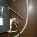 Plumbing leaks can occur in pipe connections.