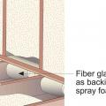 Stuff cavities under kneewalls with rolls of fiberglass batt and spray foam in place