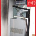 Naturally drafted heater installed. Requires combustion safety testing