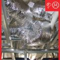 Ducts crammed into cavity, kinked and sharply bent