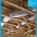 Ducts are run straight and supported properly 