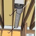 Bathrooms should be equipped with an exhaust fan that vents directly outdoors