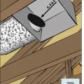 If fans share common exhaust duct, back-draft dampers installed