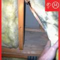 Wrong – Insulation does not fill entire cavity nor is there an air barrier present between the double wall