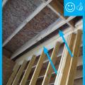 Right – Floor above garage is a continuous air barrier