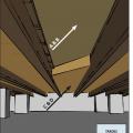 Air seal the floor above an unconditioned basement or crawlspace and make sure floor insulation is in full contact with the underside of the subfloor.