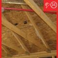 Wrong – The framing will not allow for required insulation depth.