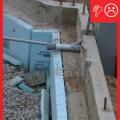 Wrong – Slab insulation does not extend to the top of the slab