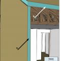 Construct exterior walls with structural insulated panels (SIPs) to provide an airtight wall with consistent insulation and very little thermal bridging.