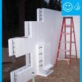 Right – ICFs are being installed to create a continuous air and thermal boundary