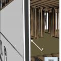 Construct exterior walls with insulated concrete forms (ICFs) that provide insulation without thermal bridging, as well as air sealing, a drainage plane, and high structural strength.