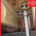 Wrong – These holes have been cut larger than needed, making them difficult to seal.