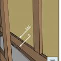 Air seal the common wall between units in a multifamily structure to minimize air leakage.