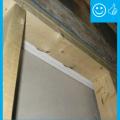 Right – This seam along a common wall is air sealed. 
