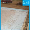 There is polyethylene sheeting installed to provide a capillary break between the ground and slab