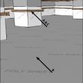 Capillary break at all crawlspace floors using ≥ 6 mil polyethylene sheeting, lapped 6-12 in., and lapped up each wall or pier and fastened with furring strips or equivalent