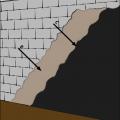 Exterior surface of below-grade walls finished as follows: For poured concrete, concrete masonry, and insulated concrete forms, finish with damp-proof coating 