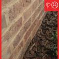 There are no weep holes installed at the bottom of the exterior wall