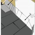 Step and kick-out flashing at all roof-wall intersections extending ≥ 4 in. on wall surface above roof deck and integrated with drainage plane above