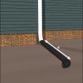 Install gutters and downspouts that divert water away from home.