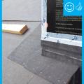 Right – There is a properly installed and layered self-sealing bituminous membrane at the roof penetration