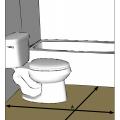 Do not install carpet in areas that are likely to get wet, such as bathrooms, kitchens, entry ways, or laundry rooms.