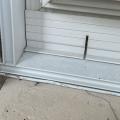 Permanent exterior low-E storm windows include weep channels in the bottom leg of the frame to allow for drainage 