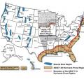 Hurricane-Prone Regions of the United States with ASCE 7-05 and 7-10 Boundaries 