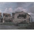 Failure of a freestanding concrete masonry end wall due to discontinuous tie-beam when exposed to hurricane force winds. 