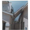 Firewall separation. Results from building corners being discontinuous with tie-beams.