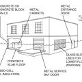 Flood damage-resistant materials include concrete and tile flooring, metal cabinets and doors, and glass-block windows.