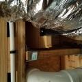 Wrong - Floor joist not connected to framing.