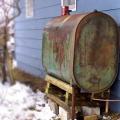 Fuel storage tanks are at risk of displacement during floods and should be securely anchored to the ground or base