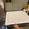 Insert the new furnace/air handler filter in the filter slot of the furnace or air handler with the arrow pointed in the direction of air flow.  