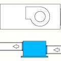 The dehumidifier draws air from a common area in the house, dehumidifies it, and adds it to the supply side of the central air handler for mixing and distribution