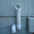 Because flue temperatures are cool, intake and exhaust ducts on a Category 4 direct-vent sealed-combustion condensing furnace can be made of PVC