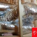 Wrong – Excessive bends in flex ducts