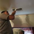 Manually seal around ceiling registers with mastic