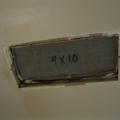 Block off registers before installing spray sealant in HVAC ducts