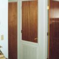 Right: A well-constructed air handler closet