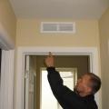 Installing transfer grilles is one way to balance pressures from room to room