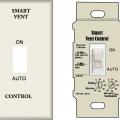 This bath exhaust fan ventilation control can be set by the HVAC technician for continuous operation, delayed shut off, or a set amount of minutes each hour