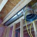 Wrong - If this kitchen exhaust duct had been extended a few inches, at least one bend could have been eliminated.