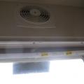Wrong – This kitchen exhaust fan is not located directly above the stove top so it will be ineffective at removing cooking pollutants and it terminates within 3 feet of an operable window, which is prohibited by code.