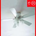 Fan does not have optimal fan-to-ceiling clearance 