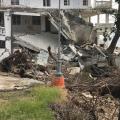 Heavy rains destabilized the soil beneath this multi-story home in Puerto Rico.